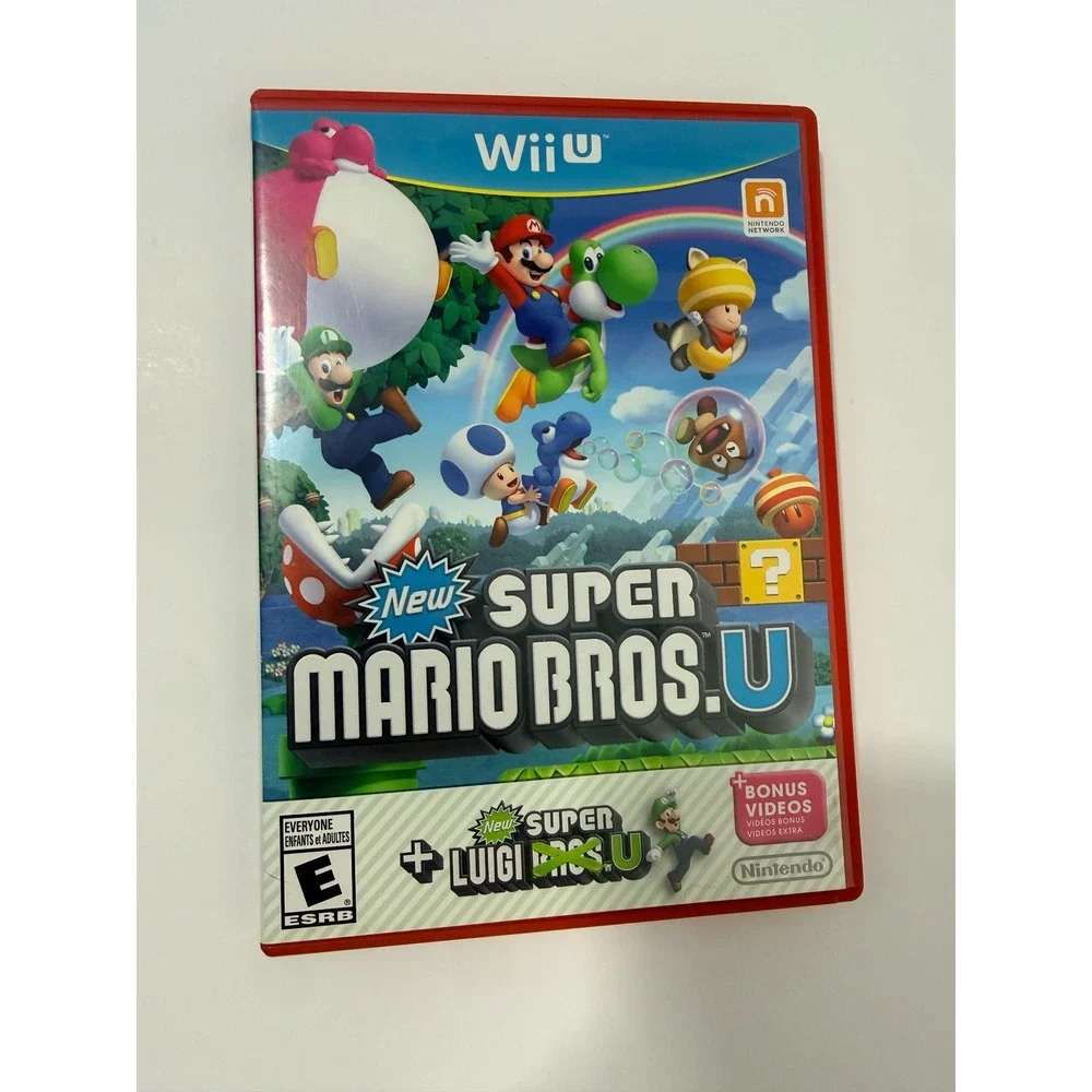 Nintendo Video Game Wii U OS Multi Good Super Mario Bros. U + New Super Luigi U